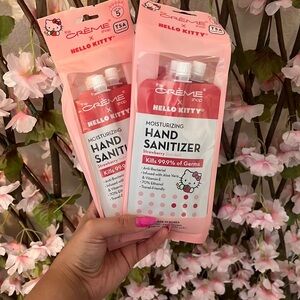 - 5pcs Hello Kitty Hand Sanitizer Strawberry Scented
